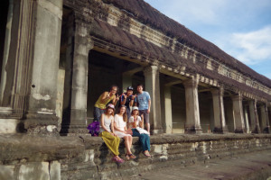 カンボジアシェムリアップのアンコールワット/夫婦で世界一周新婚旅行