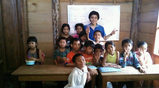 将来は教師に！！カンボジアに行くと多くの今まで知らなかった体験が待っていた！